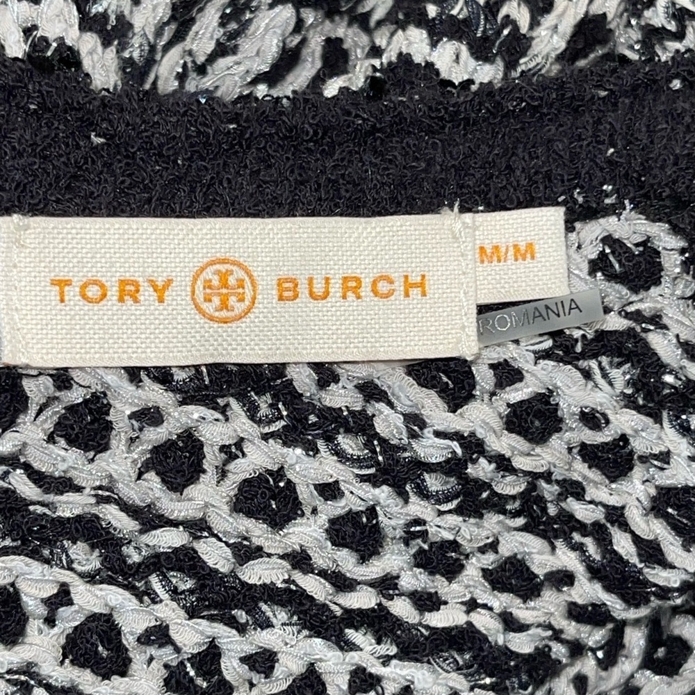 Tory Burch Embellished Tweed dress. Size medium GUC - Picture 9 of 11